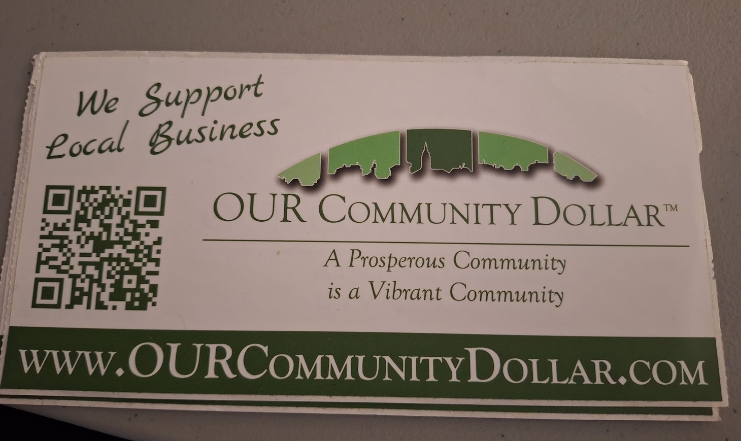 OUR Community Dollar