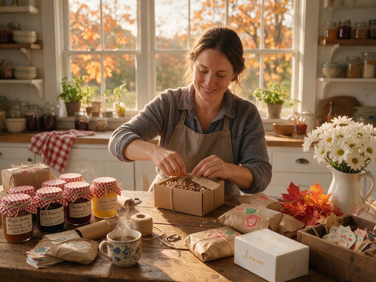 OC$ Home-Based Businesses – entrepreneur packaging handmade products at home